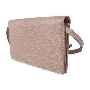 Gucci Shoulder calf long of leather clutch Swing wallet Bag pink